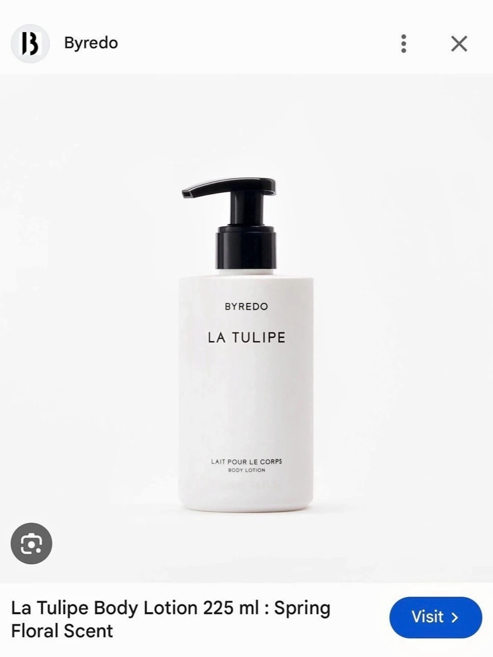 Byredo La Tulipe Body NWT